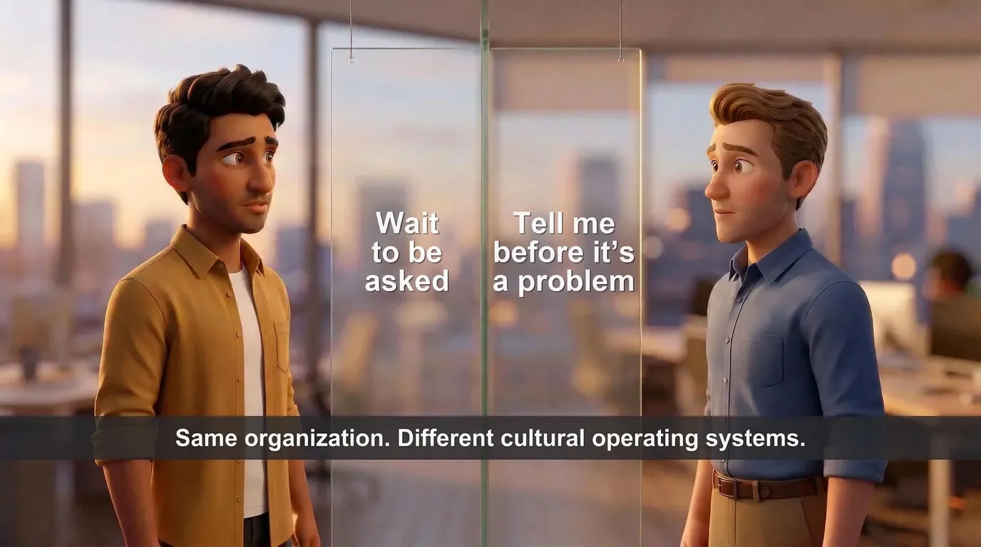 Cultural dimensions gap between team and stakeholder perspectives