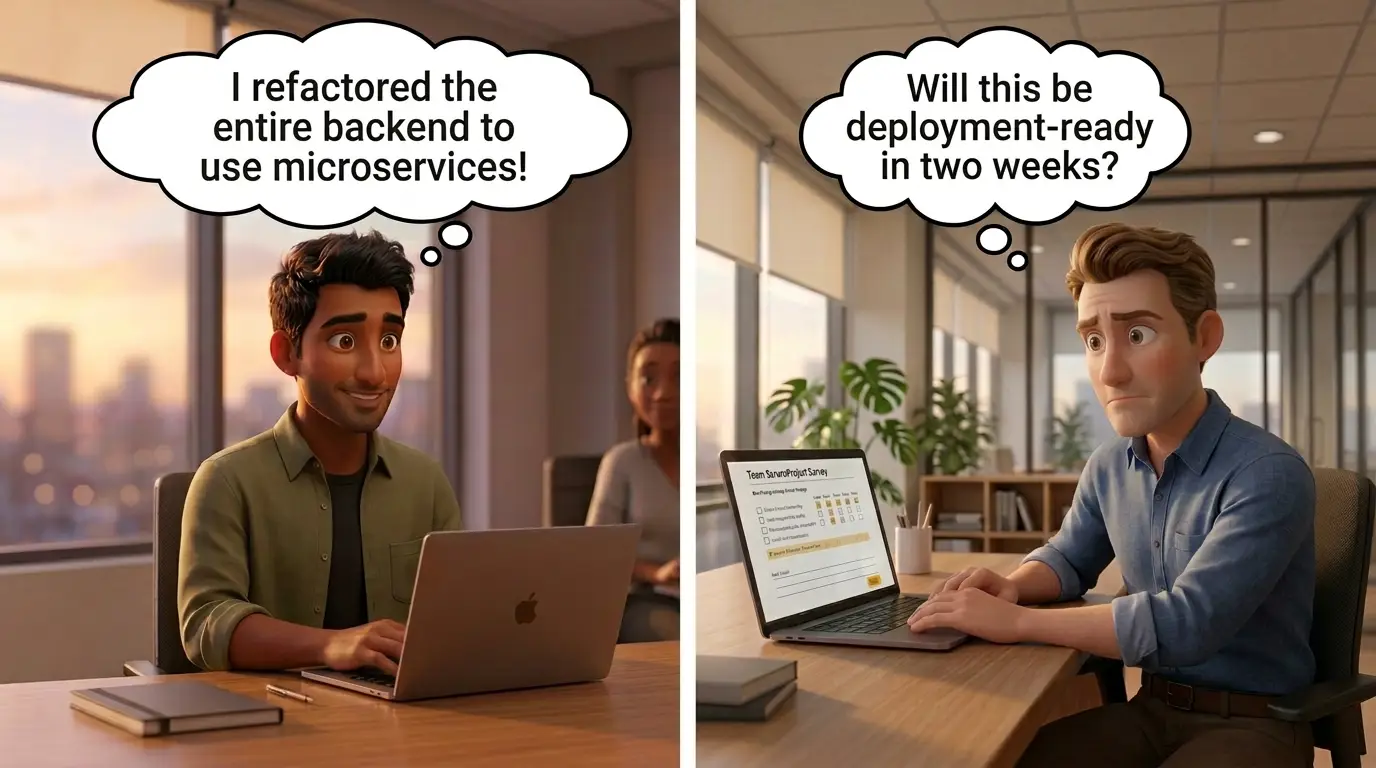 Two perspectives — what you meant vs what they heard, with cultural filter
